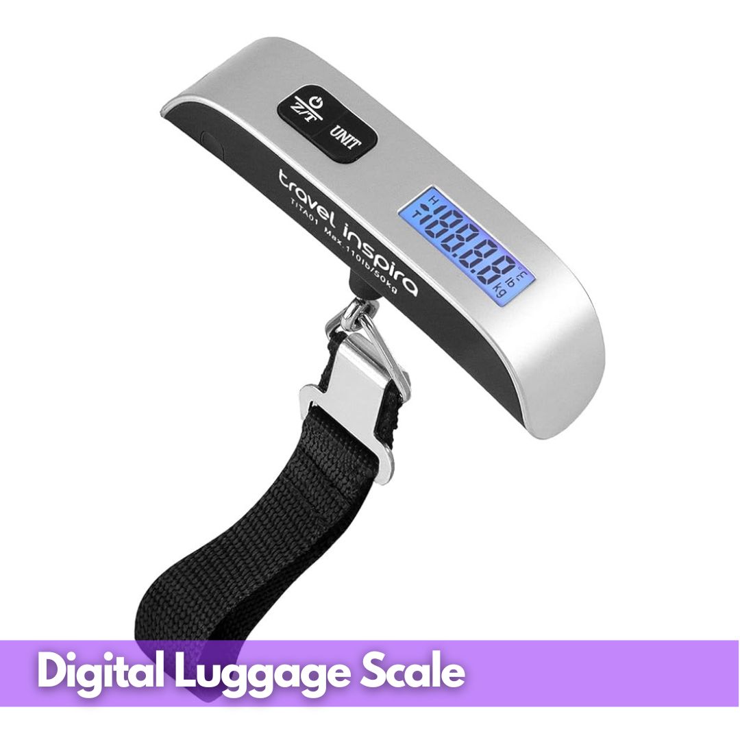 Cover Image for Travel Inspira Digital Luggage Scale – Portable & Accurate, 110 lbs Capacity